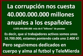 La corrupción 40.000 millones